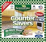 eDayDeal Disposable Counter Liners- Pack Of 26 Plastic Kitchen Counter Covers For Easy Cleanup After...