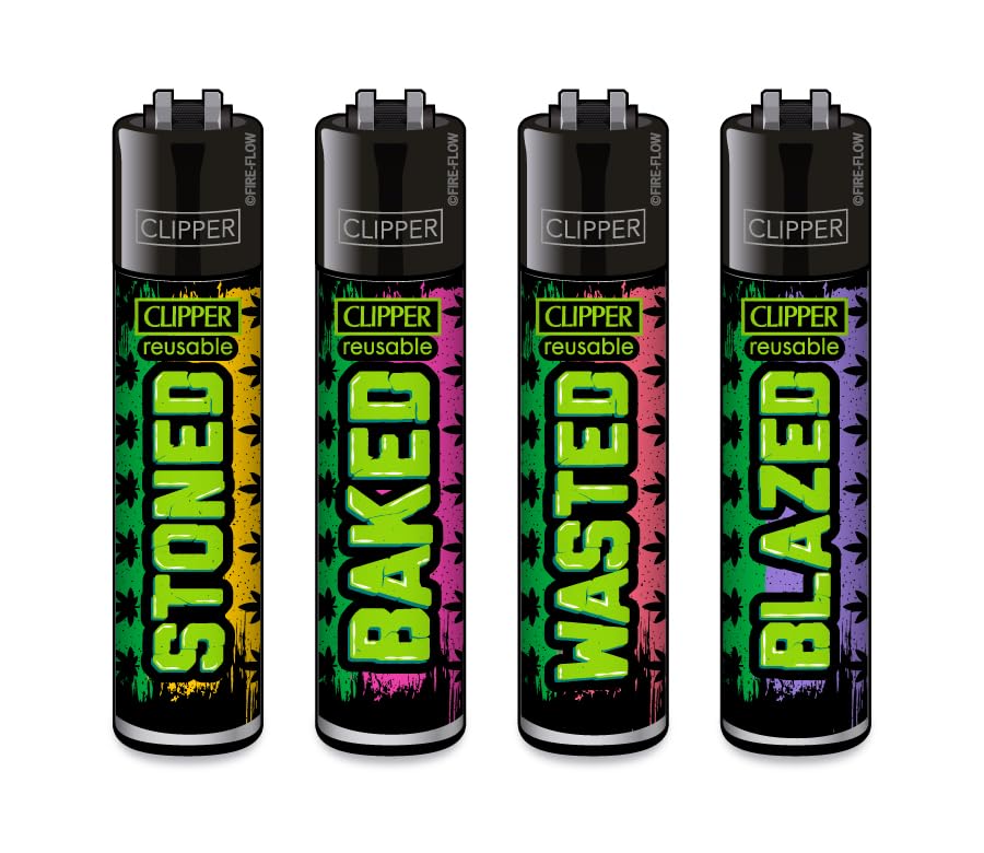 Motivi unici: questo set di 4 accendini Clipper offre un design straordinario e unico che esalta il tuo stile individuale.