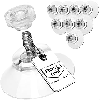 com-four® 8X Saugnapf Ø 30 mm, M4 Schraubgewinde Saugnäpfe, extra belastbare Halterung für Glatte Oberflächen, Gummi Saugnapf mit Gewindebolzen, Montage Lösung für Bad Küche Haushalt