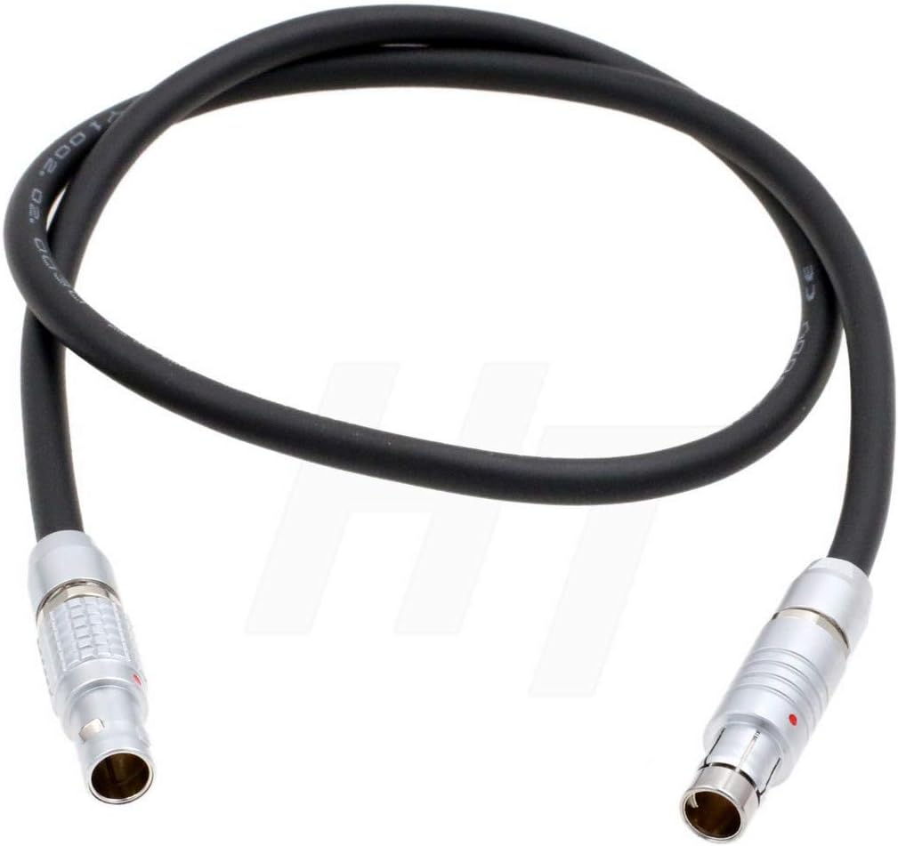 HangTon RS 3 Pin to 2 Pin Power Cable for Teradek Bond Bolt, ARRI Alexa Camera, Tilta Rig, CineTape, SmallHD 703 (2P to F3)