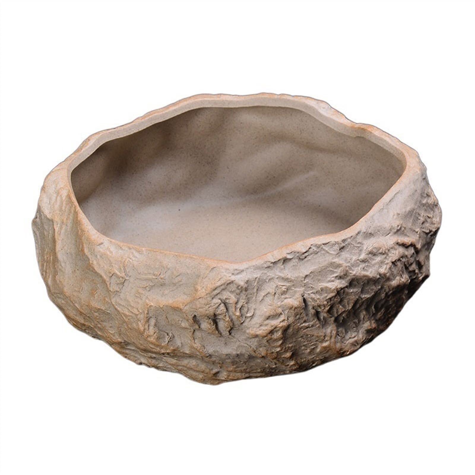 Doniczka surowa ceramika imitacja kamienia doniczka ceramiczna nieporowata duża doniczka hydroponiczna doniczka na rośliny miska lilia wodna doniczka lotosu rośliny domowe, sukulenty, kwiaty (kolor: A