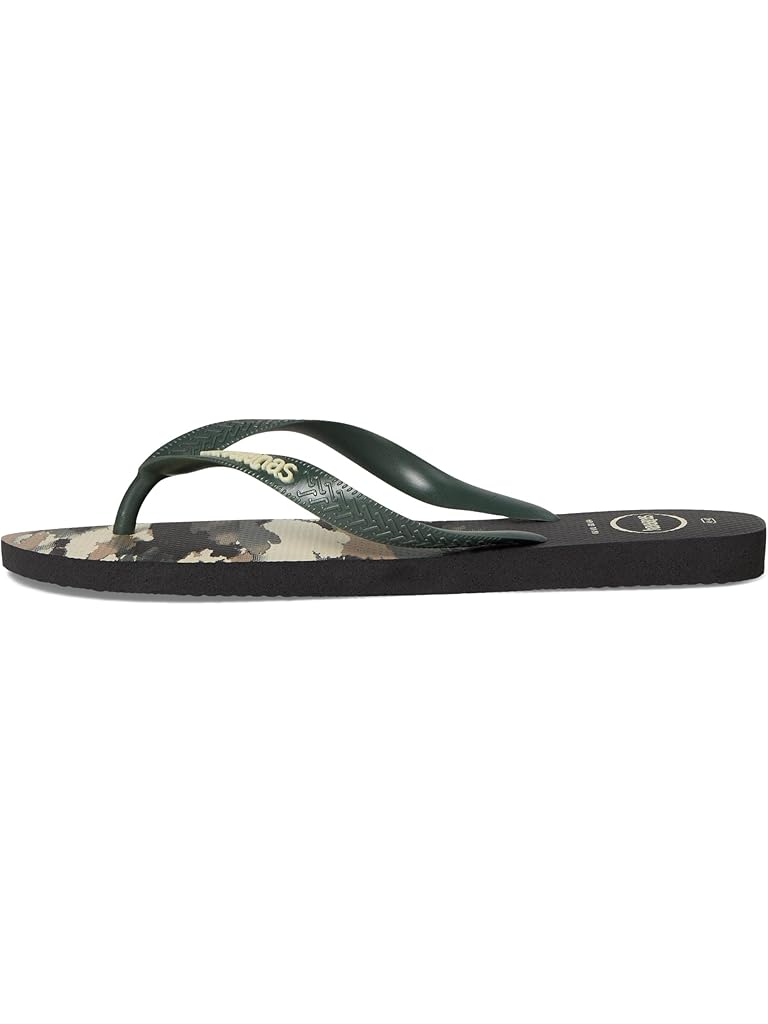 Black Havaianas Top Camo Sandals