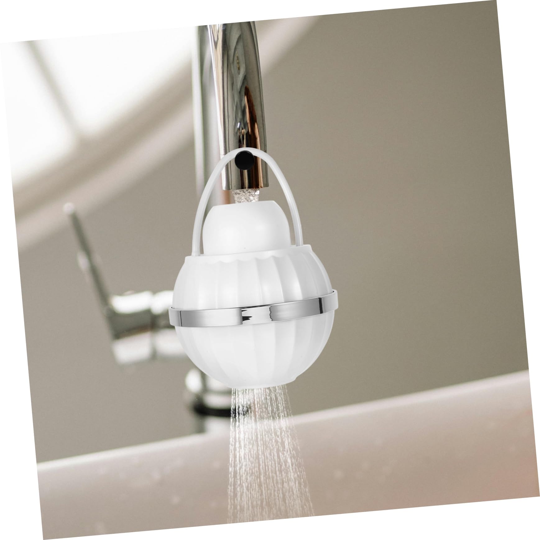 ULTECHNOVO Filtro de Bañera Purificador de Agua para Grifo, Blanco