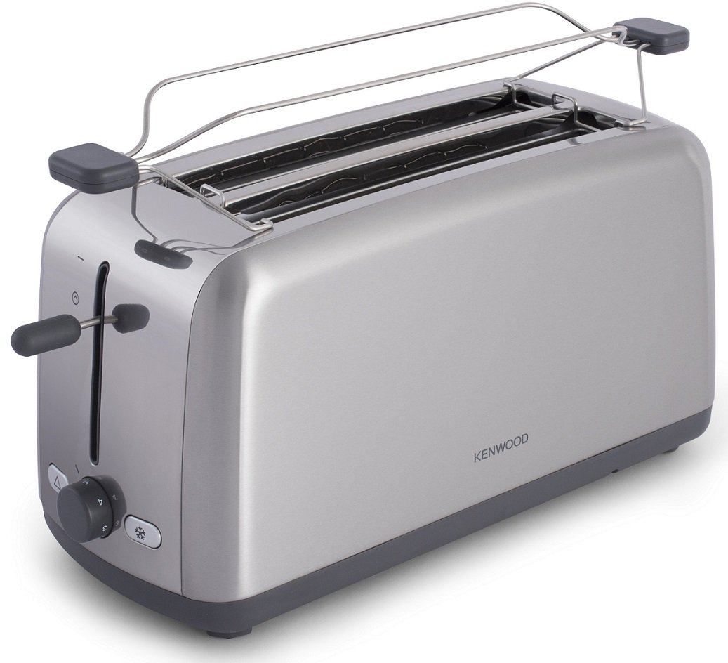 Kenwood TTM470 Grille Pain, Gris/Inox Satiné