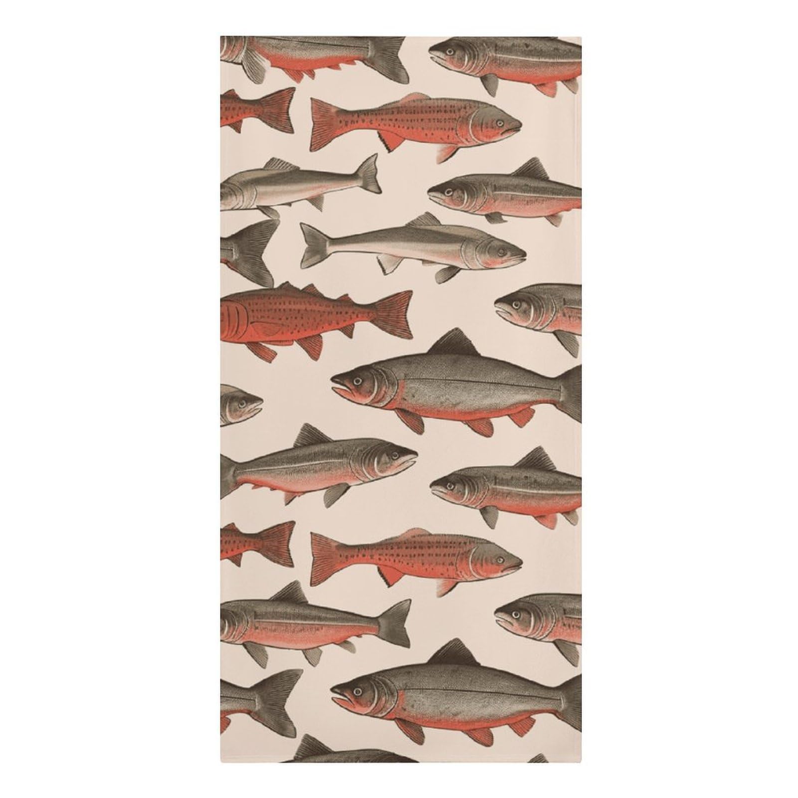 Khauerbc Style Salmon Quick Dry Towels,Quick Dry Super Absorbent ，Large Oversized Beach Towel，61.4 * 30.3 Inches. Fiber Beach Towels Is Sand Proof Tropical Beach Essentials.