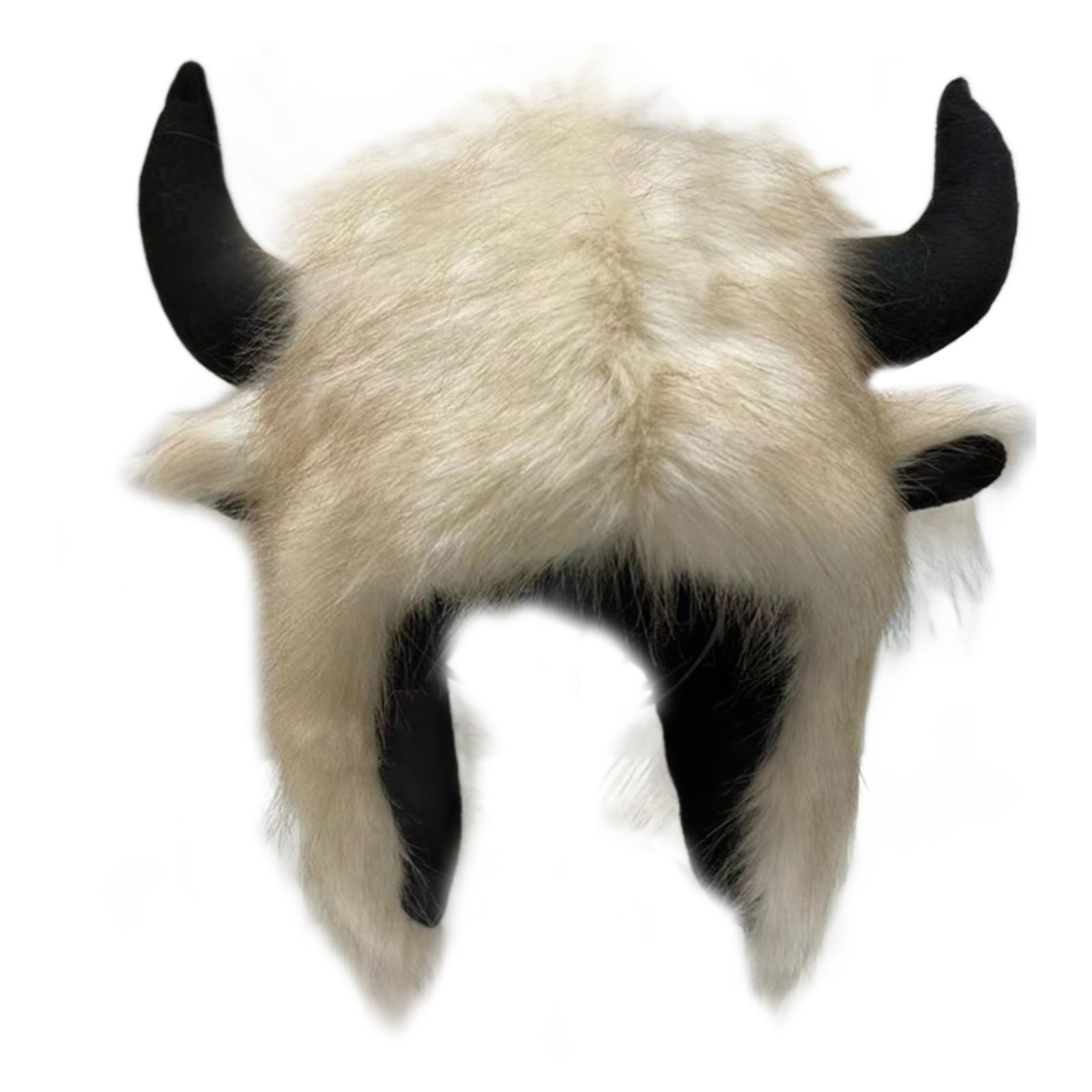 Warm Cotton Hat with Furry Decoration for Outdoor Activities Women Men Ear Hat, BG, M