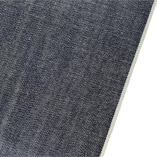 Tissu denim Selvedge Indigo RiverDenim 436,6 g coupon de 4,6 m pour couturier