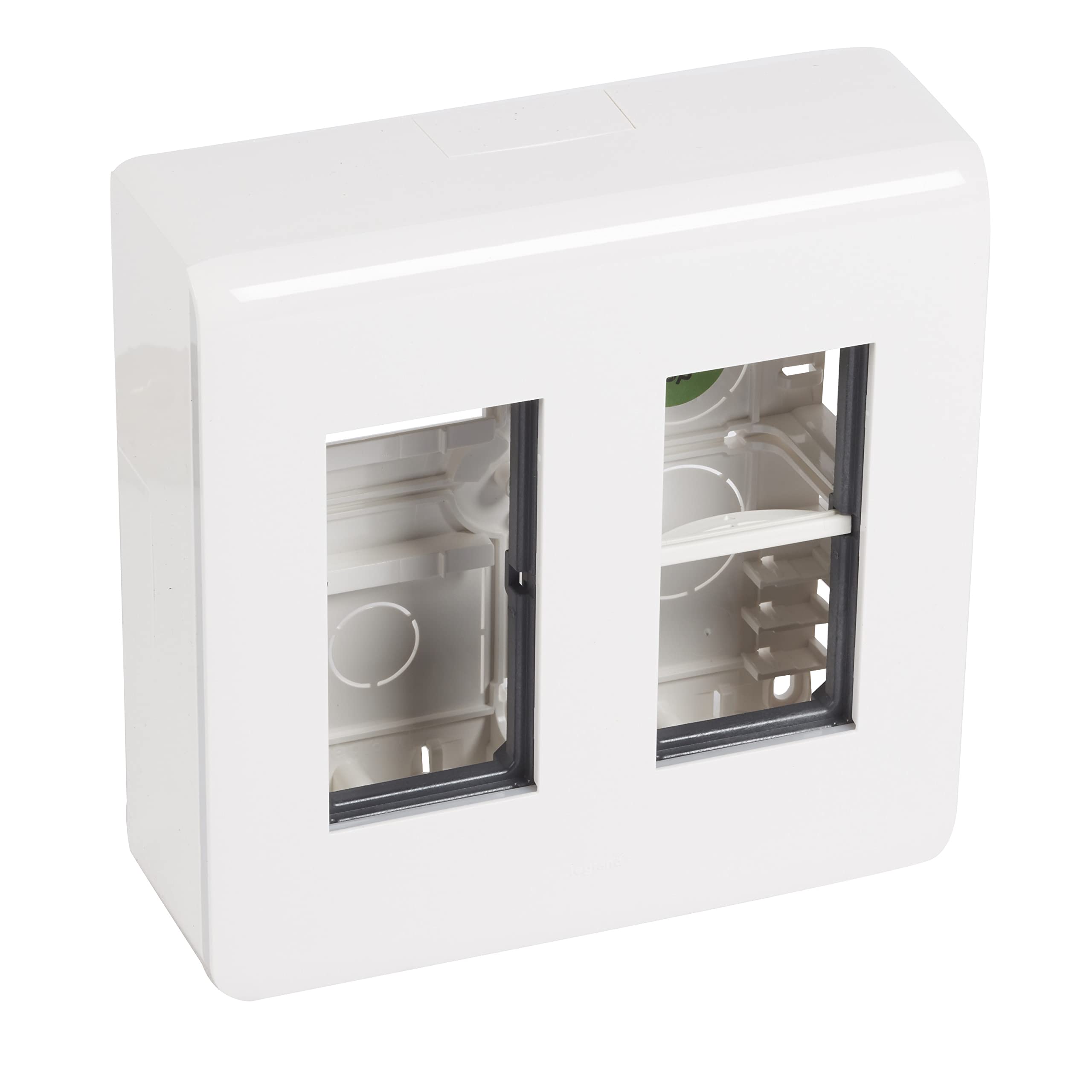 Caja de superficieLegrand 078882L Mosaic 2x4 modulos color blanco