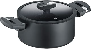 20 cm B.Green Aluminium Induction Cooking Pot Made from 100% Recycled Drinks Cans, 20cm, Black