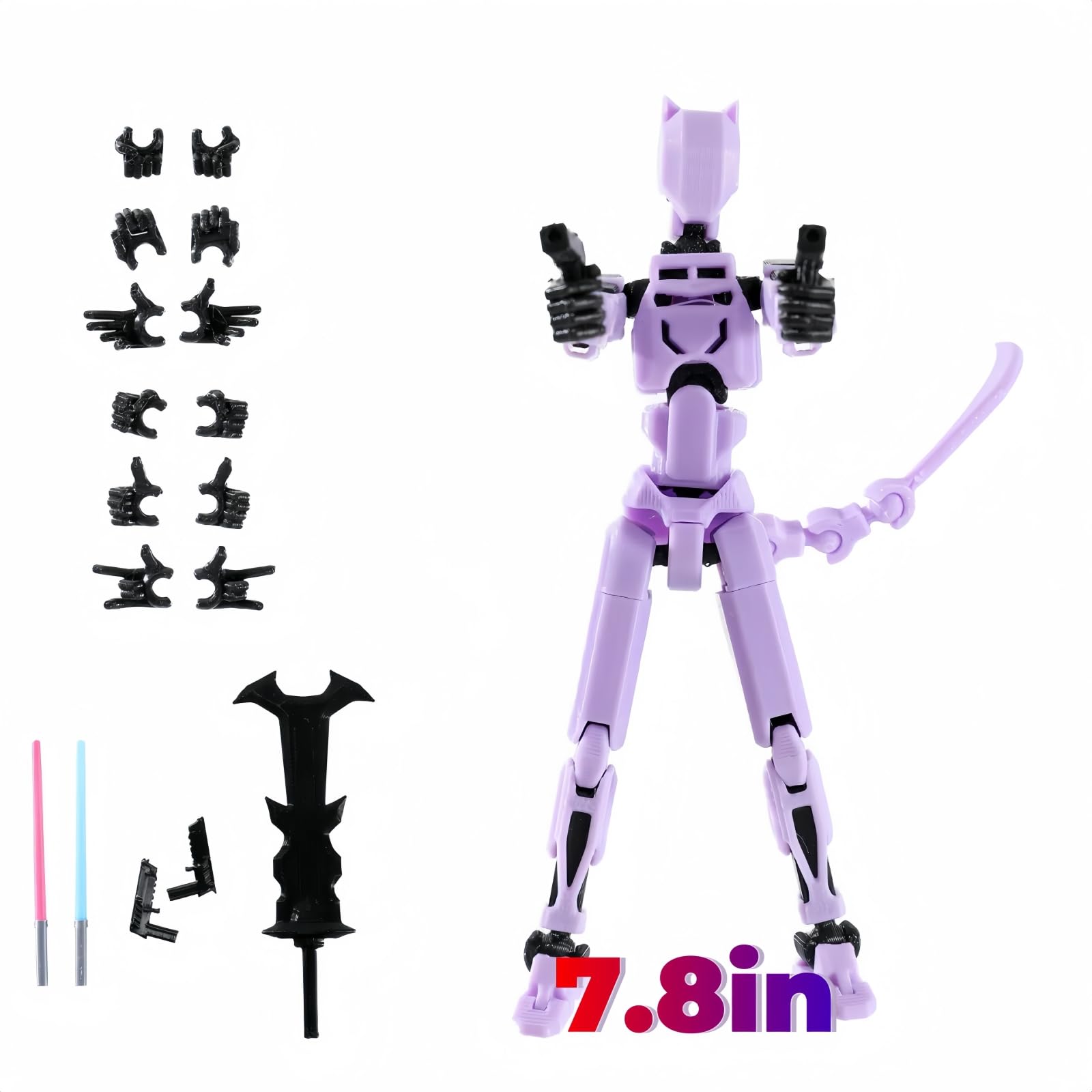 Amazon.com: Large 7.8in T13 Action Figure Assembly Completed, 3D