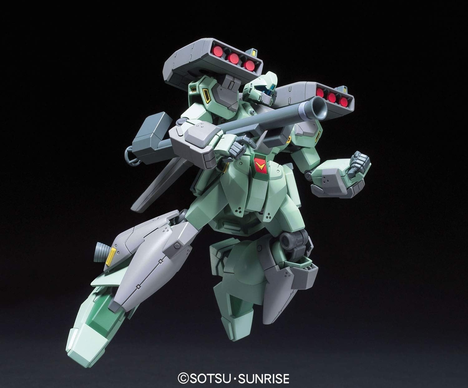 Bandai HGUC – RGM-89S Stark Jegan, Kit 1/144 à Clipser, Avec Bazooka Et Fusil, Sans Colle Ni Peinture