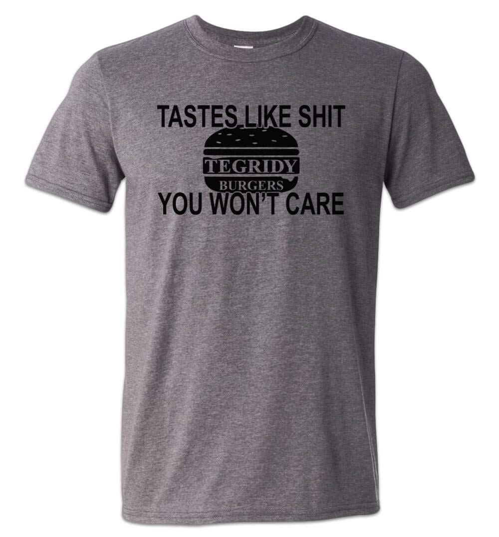 Tegridy Burger T-Shirt Plant Based Meat Replacement