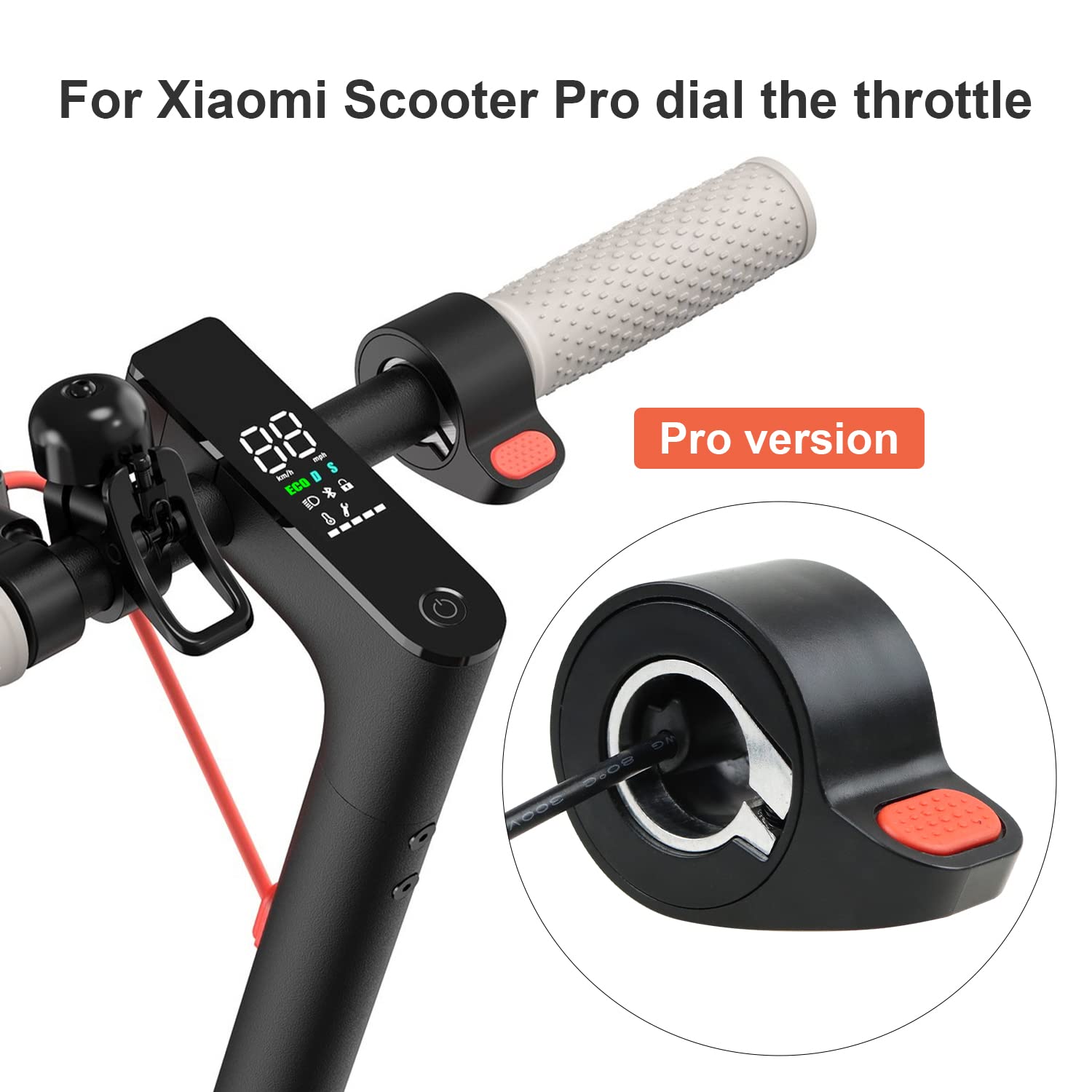 Skuter z pedałem gazu na kciuk, regulator prędkości, jednostka przyspieszenia, kompatybilna z Xiaomi 1S, M365, Essential, Pro Pro2 M3