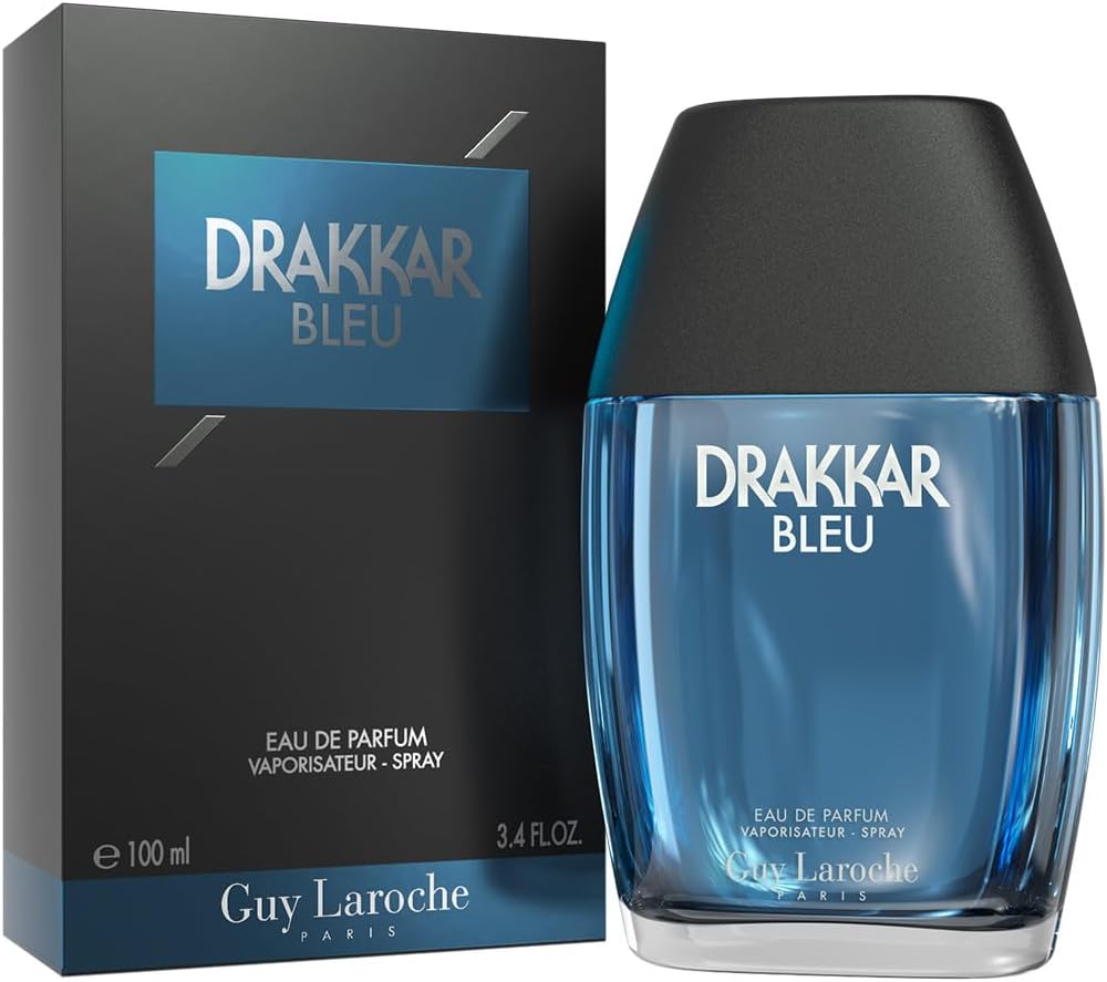 Guy Laroche Drakkar Bleu Iconic Designer Fragrance Powerful Aquatic & Fresh Eau de Parfum 100ml