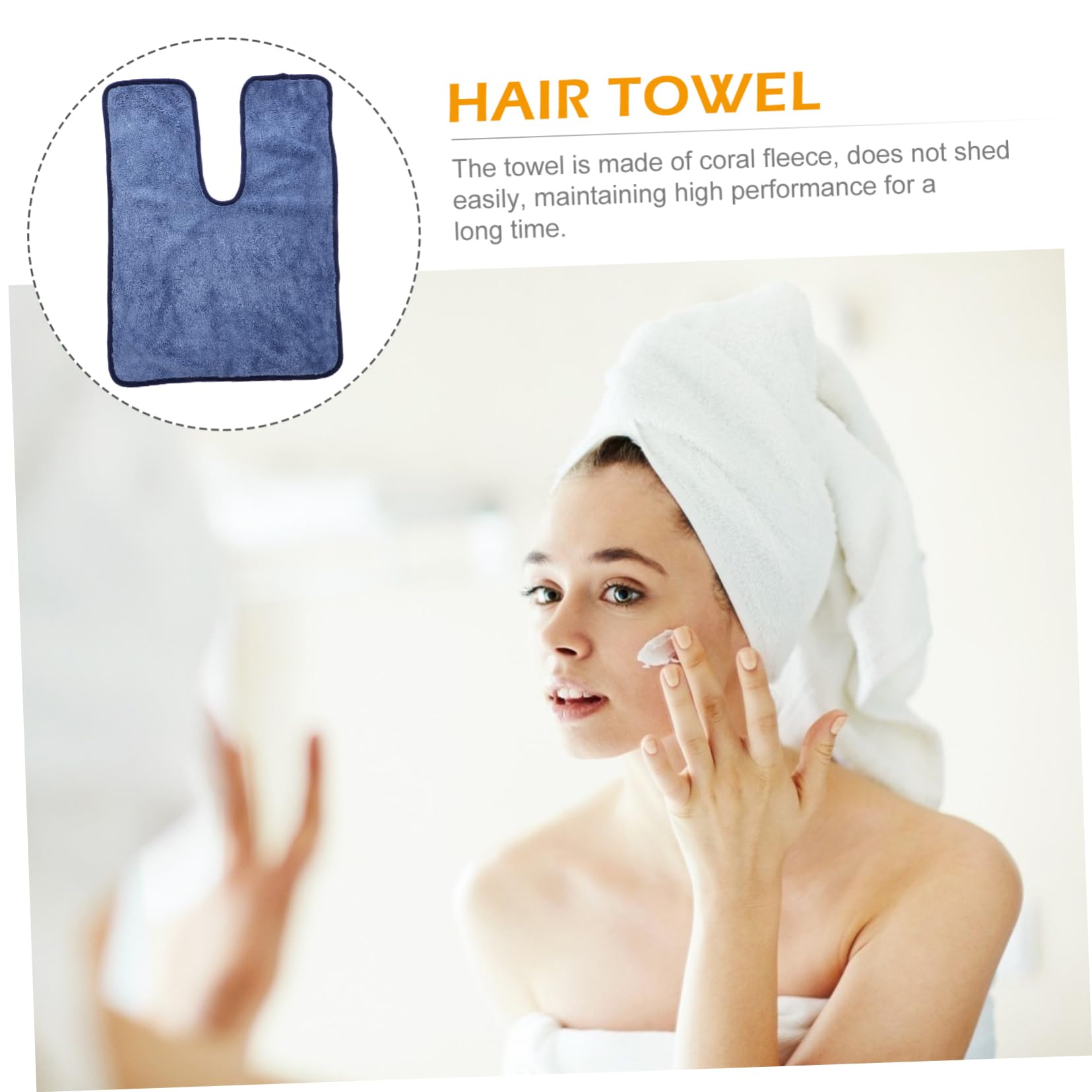 VALICLUD Rapid Drying Hair Towel for Women Fleece Hair Wrapping Turban Exceptional Absorbency Quick Drying for Home Salon Travel Use