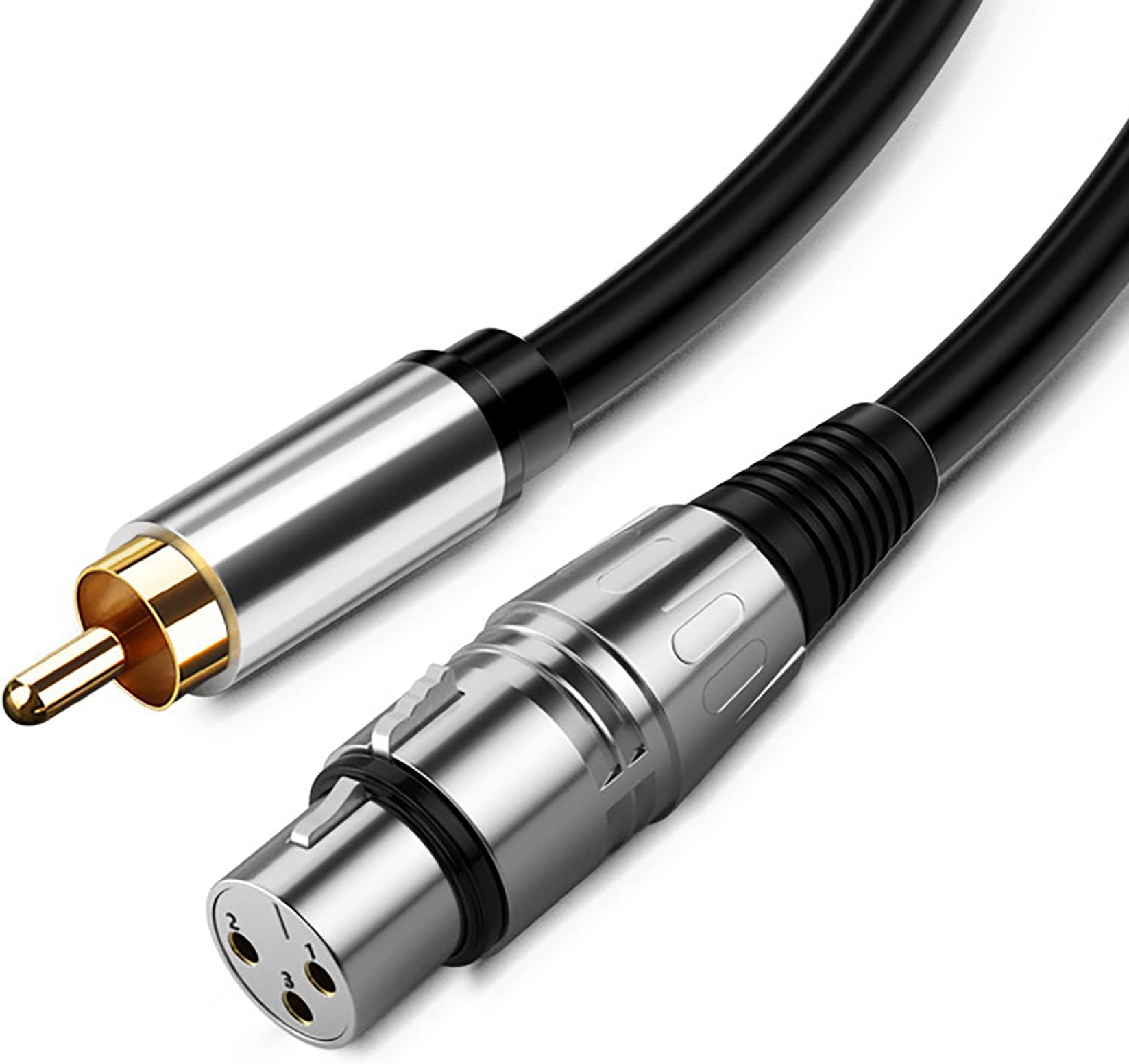 XLR to RCA Cable, tunghey XLR Female to RCA Male HiFi Audio Cable, 4N