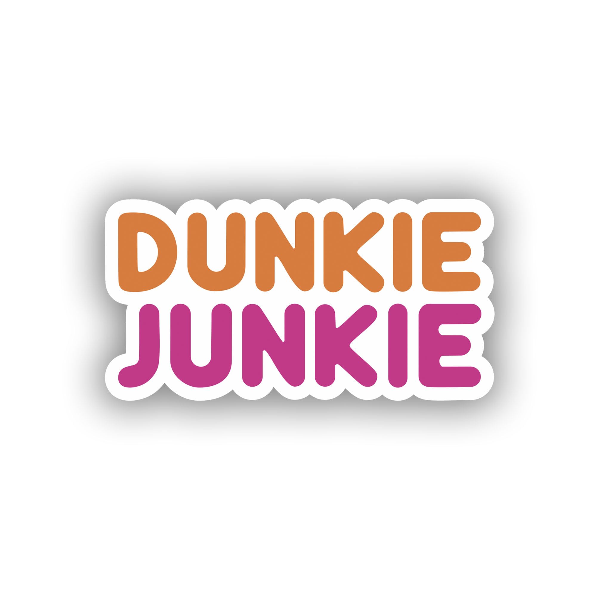 Sticker Dunkie Junkie Decal for Car Truck Bumper Laptop Vinyl Window Wall US