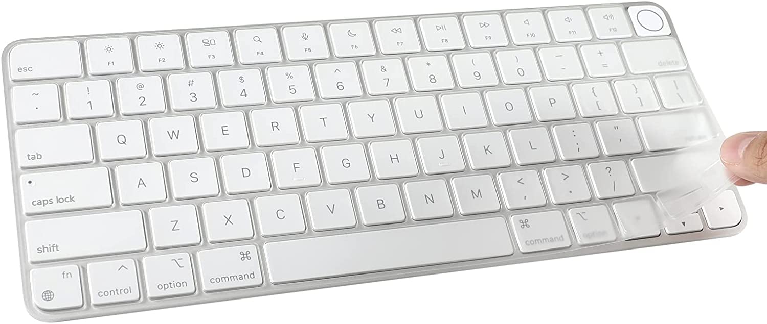 Saco Keyboard Cover for 2021 Apple iMac 24 inch A2449 Magic Keyboard Cover Skin -Transparent (B09Q26P3W3) Amazon Price History, Amazon Price Tracker