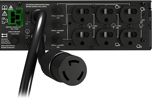 Miniatura 5 de Liebert GXT5 UPS - 3000VA2700W 120V, torre de rack de doble conversión en línea, Energy Star, fuente de alimentación ininterrumpida, batería de