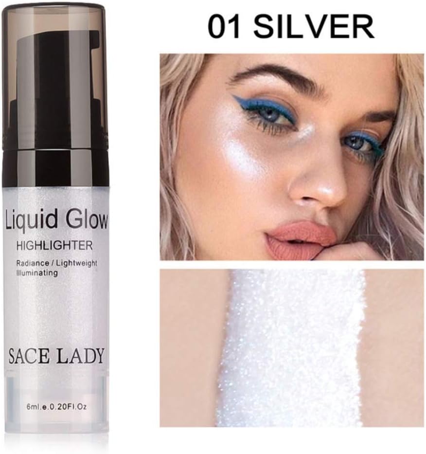 3D Highlighter Liquid HOPHO Face Highlighter Cream Illuminator Makeup Waterproof Contour Cosmetic