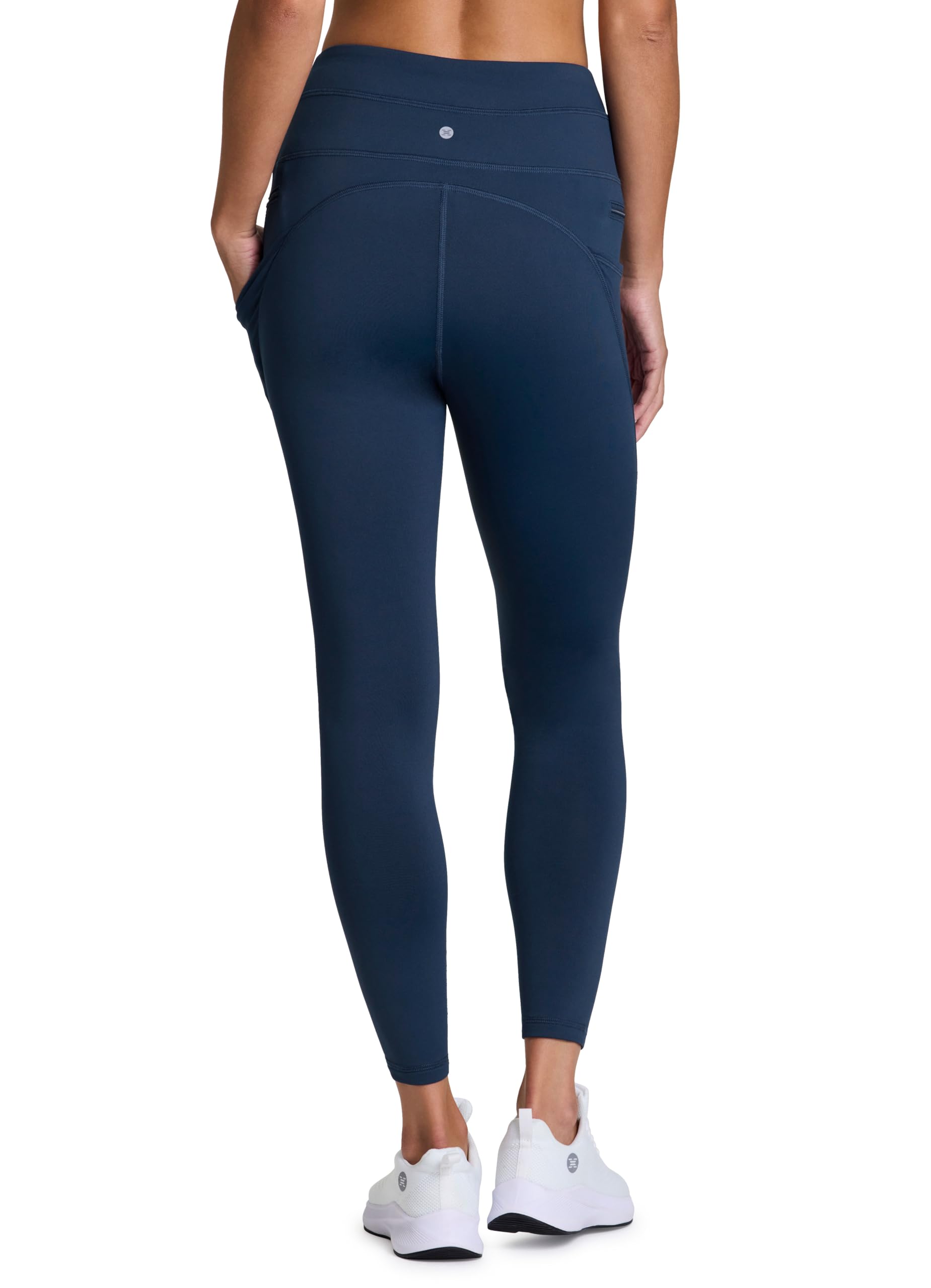 RBX Leggings foderati in pile per donna pantaloni da yoga con tasche pantaloni da palestra per il freddo Leggings a lunghezza intera per corsa yoga