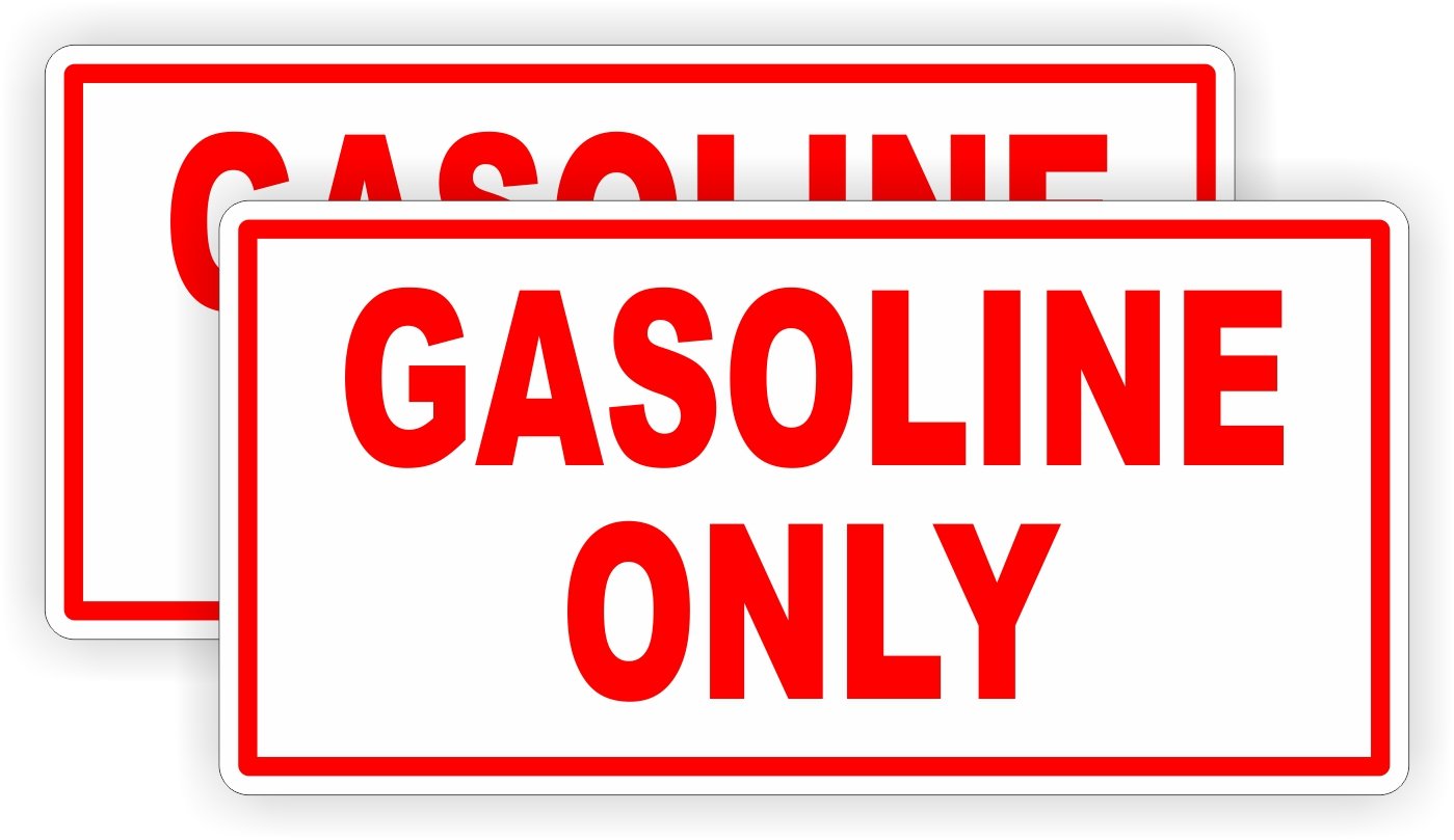 Buy (2) oline Only Vinyl Decals Stickers Labels Fuel Can Tank Pump