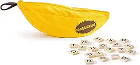Asmodee, Bananagrams, Jogo de Tabuleiro para Amigos, 2 a 8 jogadores, Idade 8+, Partidas de até 15 minutos