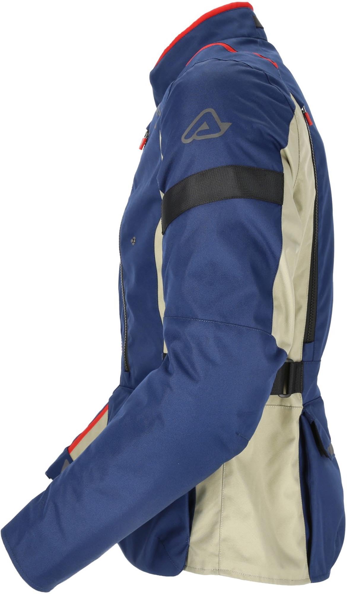 Acerbis X-Travel 2.0 Kurtka tekstylna motocyklowa, niebieski/czerwony, L