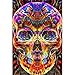 Produktbild 5D-Diamantbild auf Leinwand, 5d Malerei Totenkopf, 5D Diamant Painting Kristalle zum Selbstaufkleben, Malen-nach-Zahlen-Prinzip, Wanddekoration, Motiv: Mexikanischer Totenkopf 30 x 40 cm