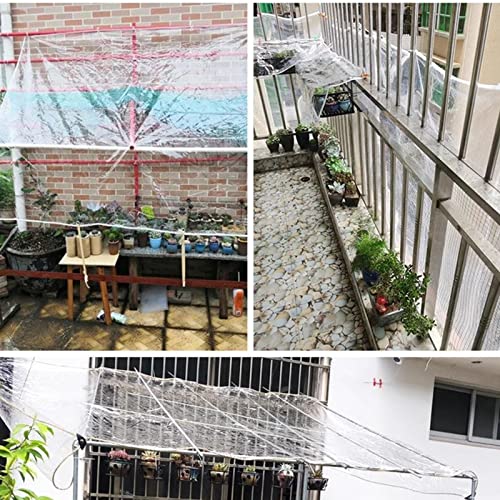 Bâche pare-soleil imperméable en PVC clair haute densité format 3x3m - 8