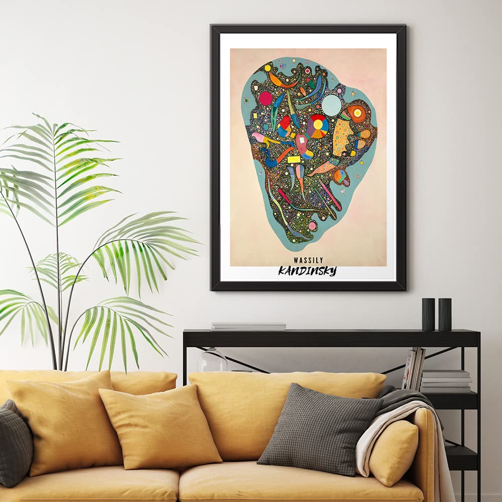 tabloshop Wassily Kandinsky - Düzenlenmiş Yığın Poster Tablo 70 x 100
