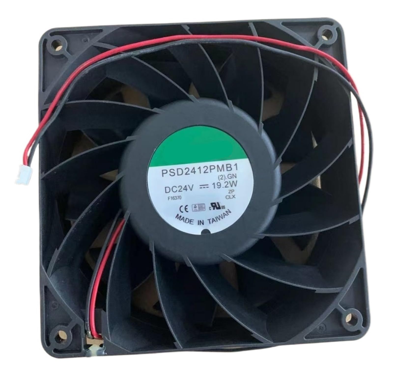 PEQYUACTE Fan PSD2412PMB1 2 pin DC 24V 19.2W 120x120x38mm