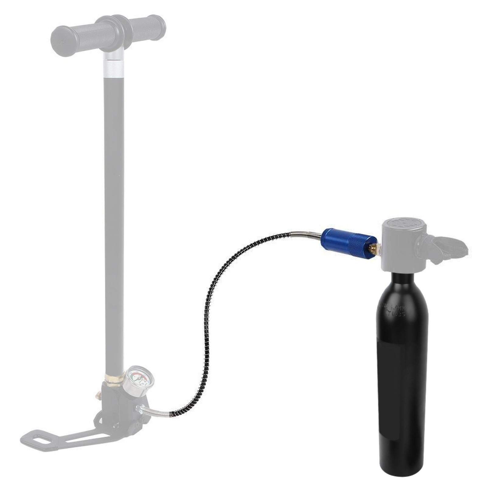 Séparateur d'Huile et d'Eau pour Bouteille d'Oxygène, Pompe à Air Haute Pression en Aluminium, Accessoire de Plongée, Mini 0-40MPa