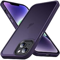 Anqrp Cover per iPhone 14 Plus, [Ricarica Wireless] [Militare Antiurto] Antigraffio