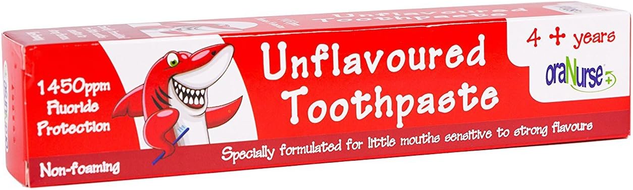 OraNurse Unflavoured Toothpaste 50ml - 4+ Years