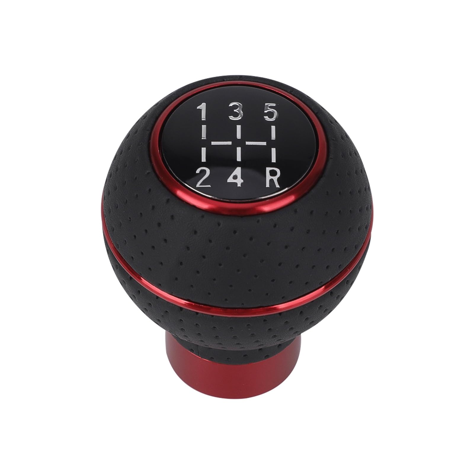LVGVZTTGKM Gear Shifter Knob for Universal Leather/Aluminium Upgrade