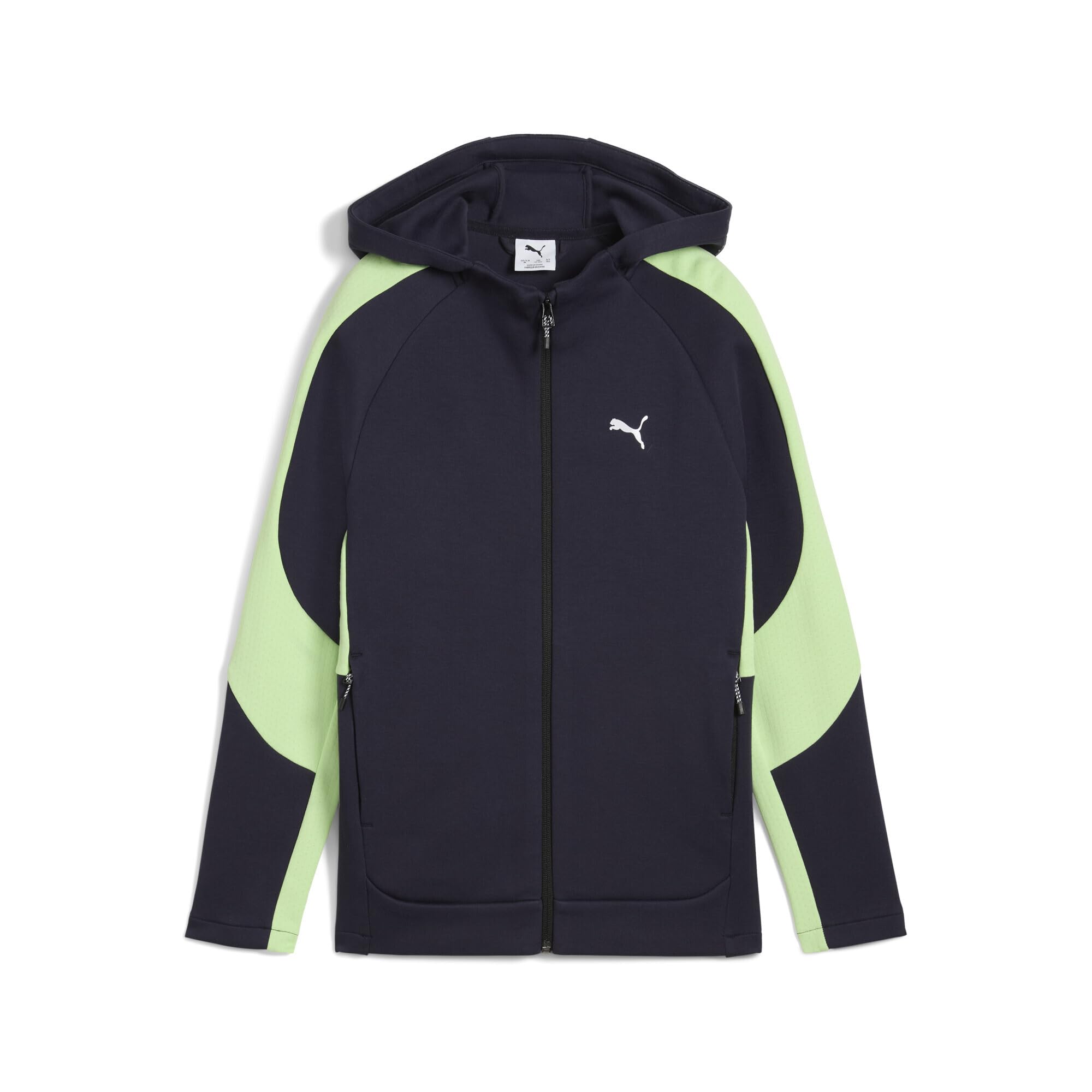 Puma Boys Bleu Children's Full-Zip Training Jacket Evostripe