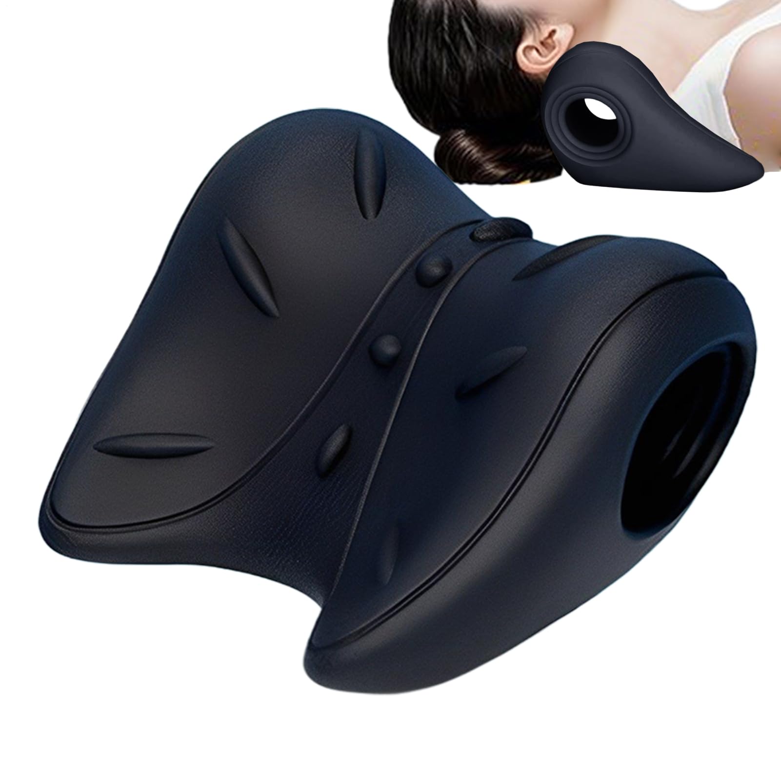 Neck Stretcher Pillow,Shoulder Traction Relaxer Device | Cervical Stretcher,for Women Sleeping Home Bed Sofa Travel Car Airplane