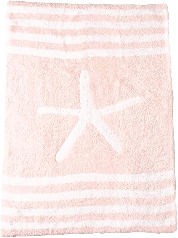 Amazon Co Jp ベアフットドリームス Barefoot Dreams スターフィッシュ ベビー ブランケット One Sunrise Pink ベビー マタニティ