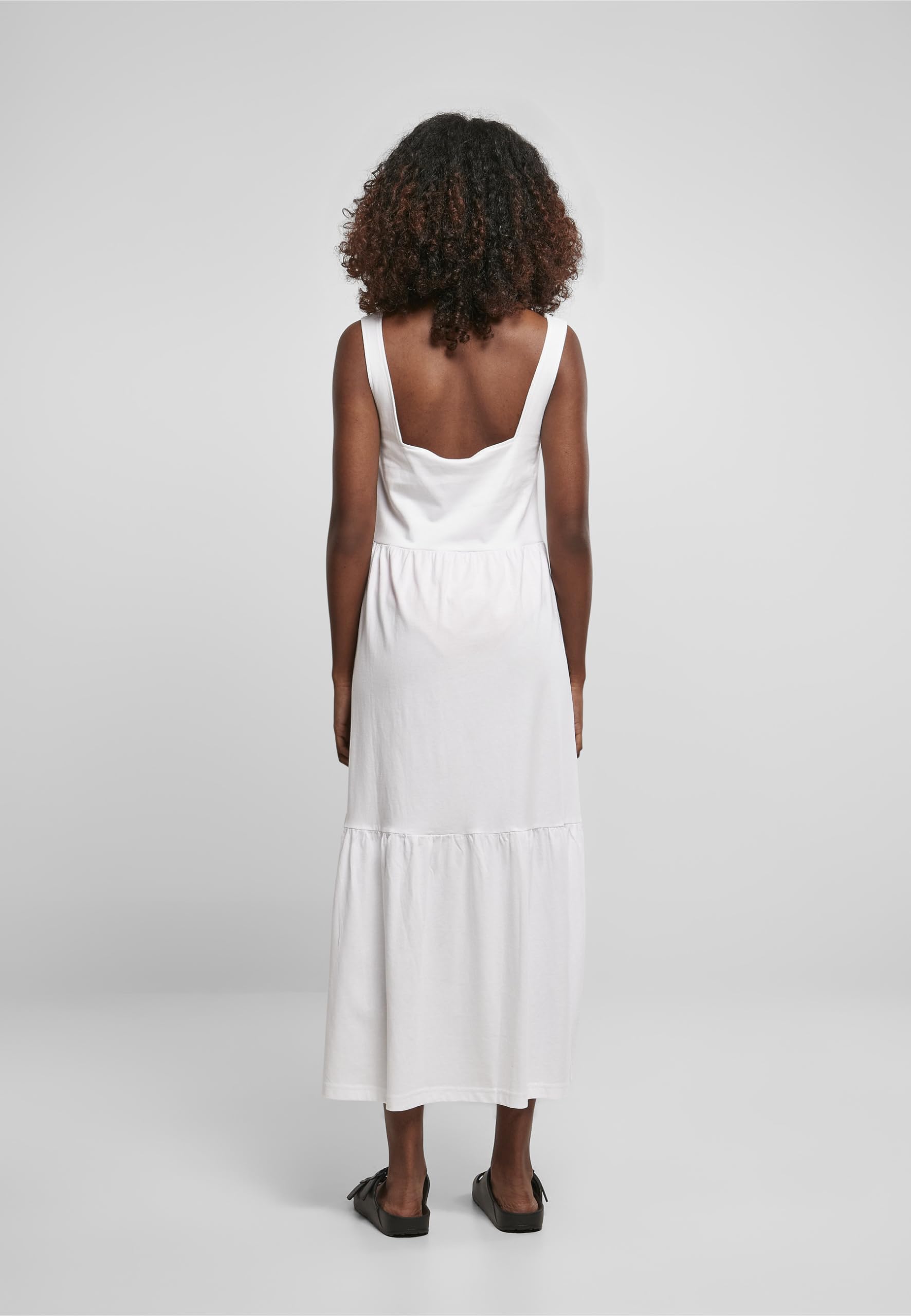 Urban Classics Ladies 7/8 Length Valance Summer Dress Vestido Mujer