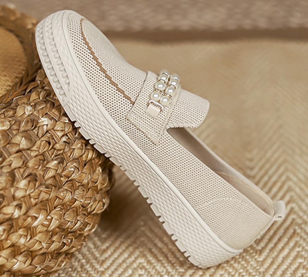 Mocassini da Donna, Scarpe Basse, Scarpe Casual Leggere, Scarpe da Lavoro, Scarpe da Lavoro, Scarpe Antiscivolo, Scarpe con Tacco Basso