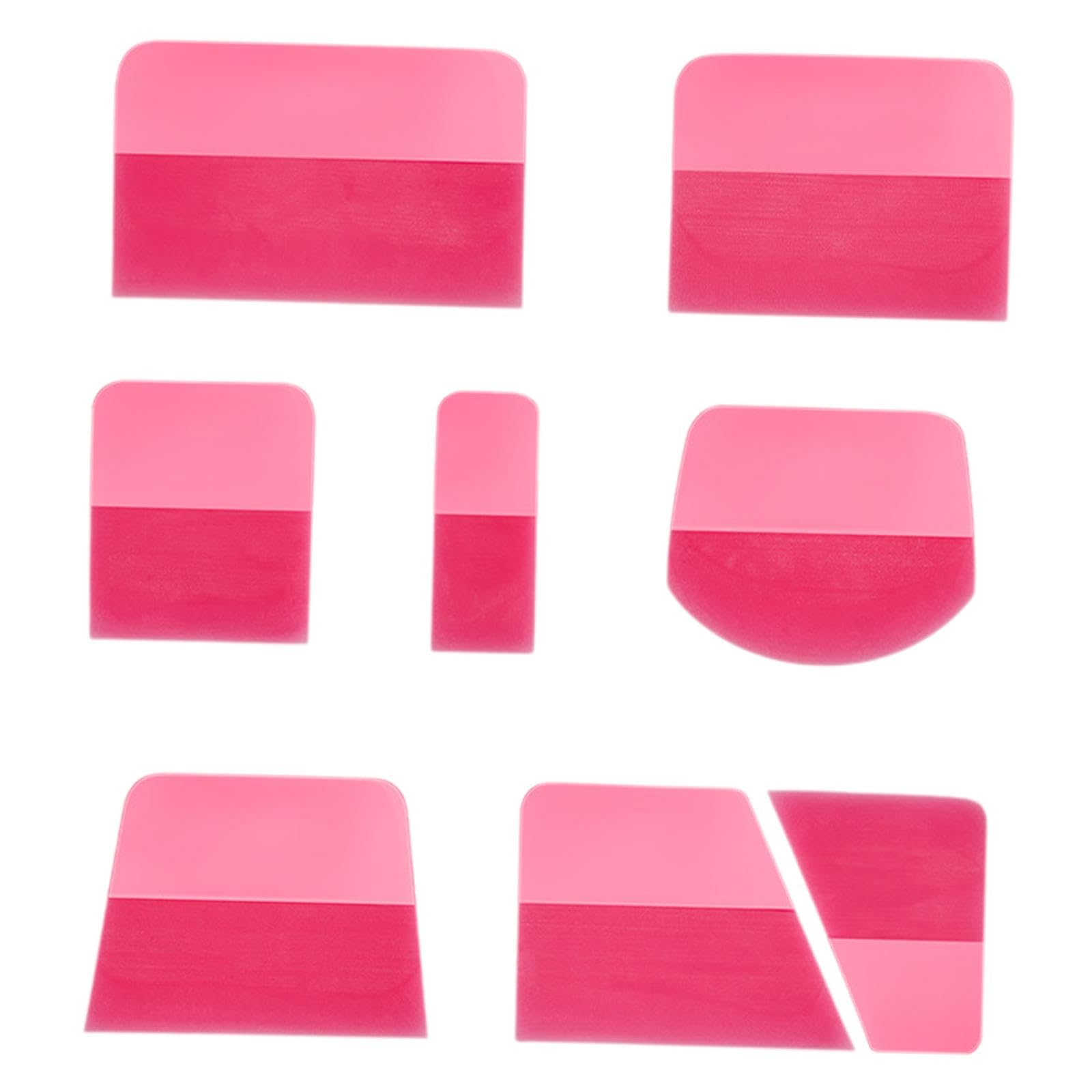 8 Spatole PPF in TPU, Portatili E Facili da Usare, per L'installazione di Pellicole Protettive per Auto, Vinile E Vernice, Rosa