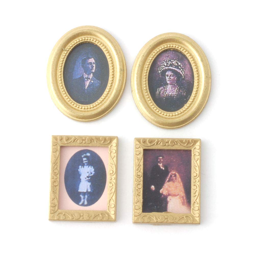 Accessorio Casa Bambole Melody Jane Cornice In Miniatura Dorata Per