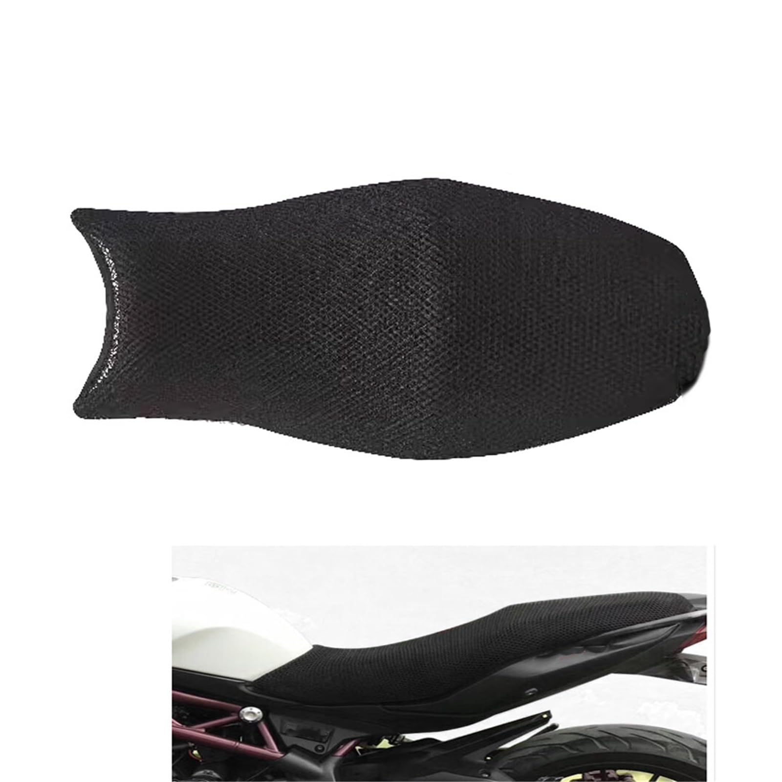 Moto 3D Protezione Solare Traspirante Maglia Di Cuscino Per Benelli 302S BN302 BJ302GS Tessuto Nylon Sella Copertura Sede