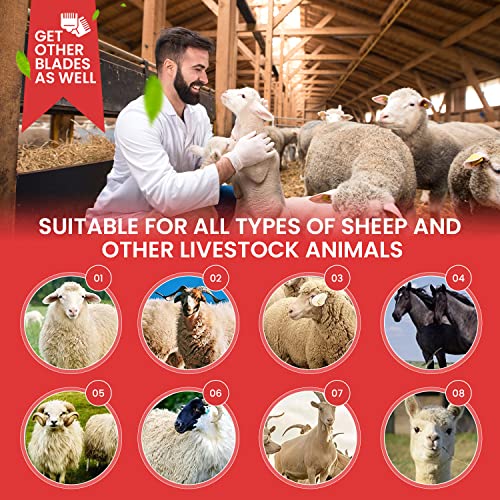 image for Sheep Shears Pro 110V 500W Professional Heavy Duty Electric Shearing C