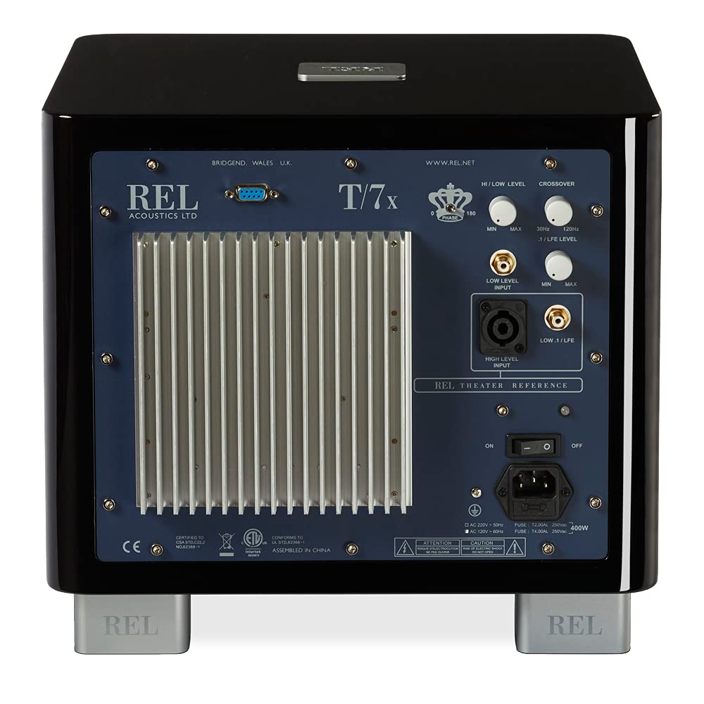 REL Acoustics T/7x Noir Caisson de Graves