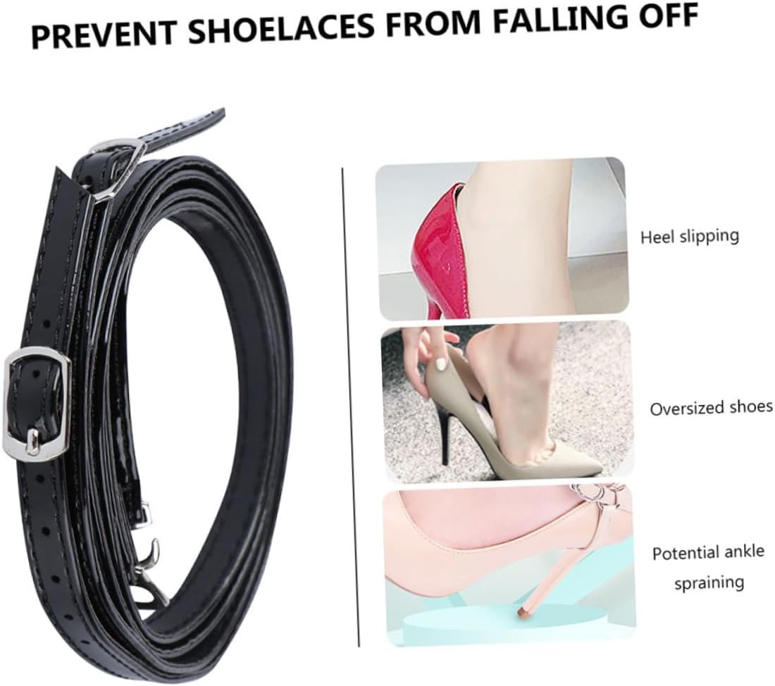 2pairs Replaceable Ankle Straps for High Heels Women Heel Bands Adjustable Shoe Laces Comfortable and Convenient for Daily Use
