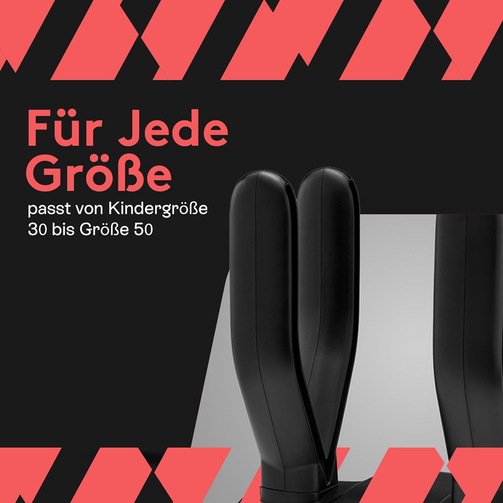 ShoeDry 2 Pair Schuhtrockner & Schuhdeo | Doppelte Stiefeltrockner & Schuhgeruchsentferner mit Aktivsauerstoff | Schuhdeo gegen Geruch antibakteriell für Fußballschuhe, Turnschuhe, & Mehr | 110W