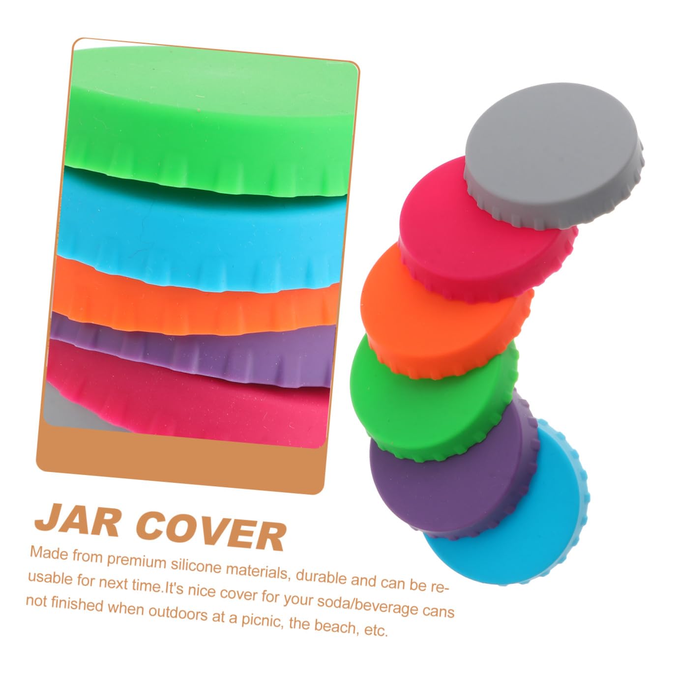 PRETYZOOM 36piezas Tapones De Reutilizables para Botellas De Sellado para Cerveza y Bebidas y Picnics