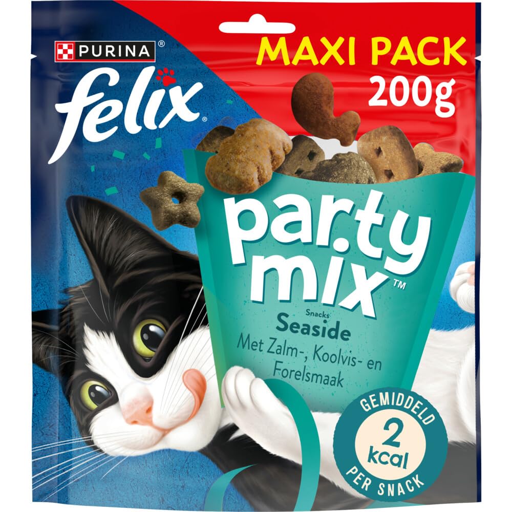 Felix Party Mix Seaside Cats Snacks - 200gr - Delicious mix for your cat!